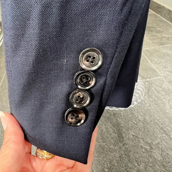 Ted Baker London Endurance‎ Navy Wool 2 Button Blazer Jones CT - Picture 4 of 7